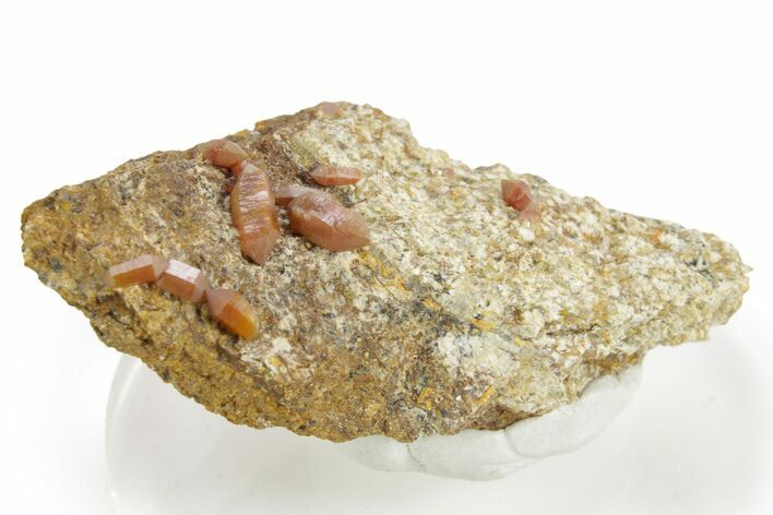 Vibrant Red Vanadinite Crystals - Western Mine, Arizona #375675